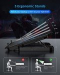 AICHESON 6-Fan Laptop Cooling Pad with USB Ports