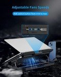 AICHESON 6-Fan Laptop Cooling Pad with USB Ports