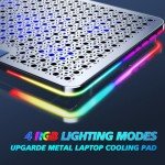 LIANGSTAR RGB Laptop Cooler with 5 Quiet Fans