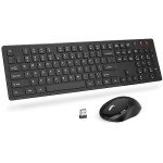 Trueque Full Size Wireless Keyboard and Mouse Combo