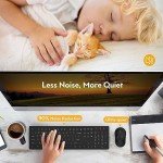 Trueque Full Size Wireless Keyboard and Mouse Combo