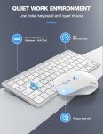 TECKNET Wireless Mini Keyboard and Mouse Combo