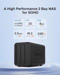 TERRAMASTER F2-424 2-Bay NAS Storage System