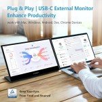 INNOCN 15.6" Portable Touchscreen Laptop Monitor