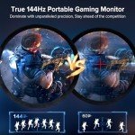 UPERFECT 17.3" 2K 144Hz Portable Gaming Monitor