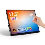 WCKUN 17.3" 4K Portable Touchscreen Monitor