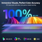 UPERFECT 17.3" 2K 144Hz Portable Gaming Monitor