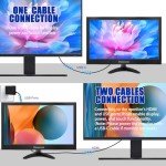 14-Inch Portable Touchscreen FHD Monitor with HDMI/USB-C