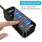 Atolla 4-Port USB 3.0 Hub with Smart Charging