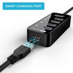Atolla 4-Port USB 3.0 Hub with Smart Charging