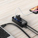 Atolla 4-Port USB 3.0 Hub with Smart Charging