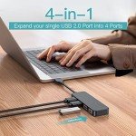 4-Port USB Hub and Splitter for Computers