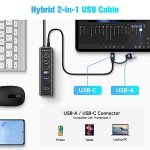 7-Port USB 3.2 Hub with Power Adapter
