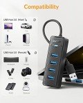 iDsonix 4-Port USB 3.0 Hub for Laptop