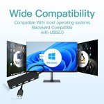 4-Port USB Hub and Splitter for Computers