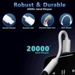 [MFi Certified] 2 Pack Headphone Adapter for iPhone 16 15,USB Type C to 3.5mm Female Headphone Jack Adapter Aux Audio Dongle Compatible with iPhone 16/16 Plus/16 Pro/16 Pro Max/15/15 Pro/15 Pro Max