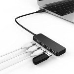 4-Port USB Hub and Splitter for Computers