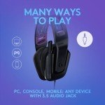 Logitech G335 Wired Gaming Headset - Black