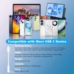 [MFi Certified] 2 Pack Headphone Adapter for iPhone 16 15,USB Type C to 3.5mm Female Headphone Jack Adapter Aux Audio Dongle Compatible with iPhone 16/16 Plus/16 Pro/16 Pro Max/15/15 Pro/15 Pro Max