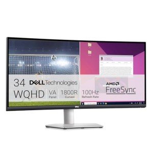 Dell 34-Inch Curved USB-C WQHD Monitor