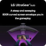 LG Ultragear 45-Inch Curved OLED Gaming Monitor