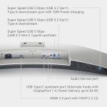 Dell 34-Inch Curved USB-C WQHD Monitor