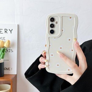 ZTOFERA Daisy Pattern Silicone Case for Galaxy A14