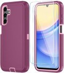 Qinmay 3-Layer Shockproof Case for Galaxy A15