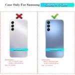 Qinmay 3-Layer Shockproof Case for Galaxy A15