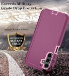 Qinmay 3-Layer Shockproof Case for Galaxy A15