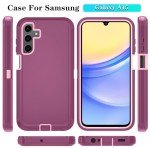 Qinmay 3-Layer Shockproof Case for Galaxy A15