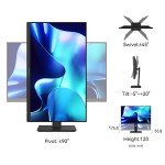 INNOCN 27" 4K UHD IPS Monitor with Speakers