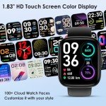 KEEPONFIT 1.83" Touch Screen Smartwatch with Alexa