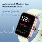 LIVIKEY Waterproof Smart Watch with Fitness Tracker