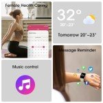 LIVIKEY Waterproof Smart Watch with Fitness Tracker