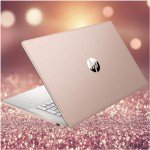 HP 17.3" Touchscreen Rose Gold Laptop, Intel i5