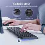 Quiet Multimedia USB Wired Keyboard with Chiclet Keys