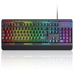 TeckNet RGB Gaming Keyboard with Wrist Rest