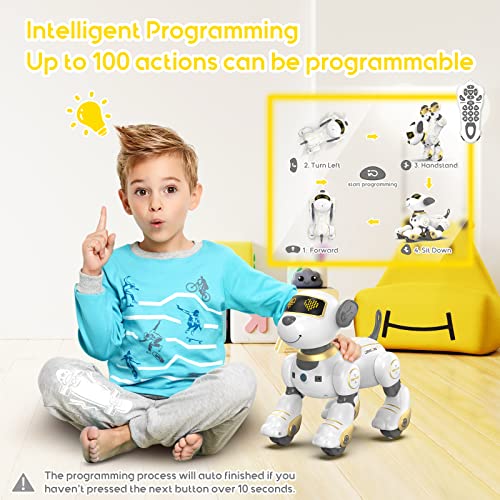 Programmable Robot Dog Toy - Smart & Interactive