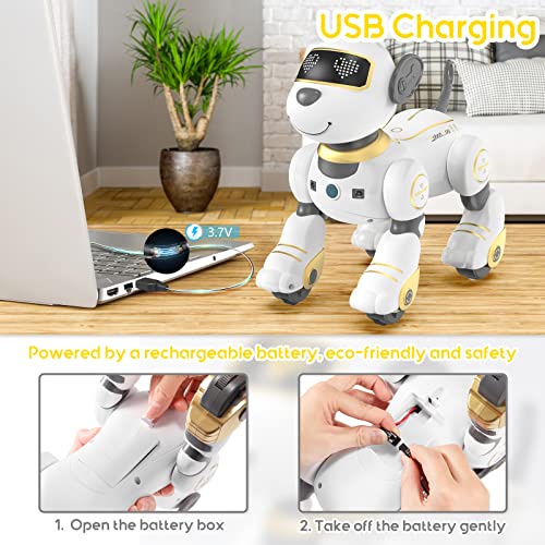 Programmable Robot Dog Toy - Smart & Interactive