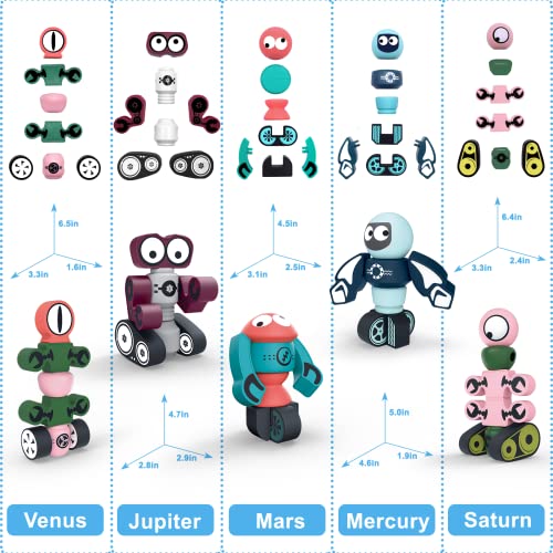 35PCS Magnetic Robots Toy Set for Kids