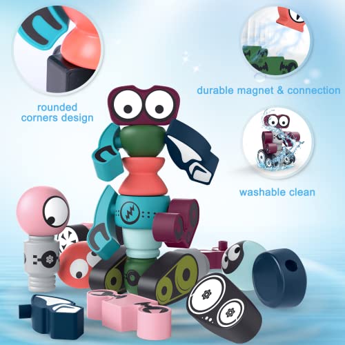 35PCS Magnetic Robots Toy Set for Kids