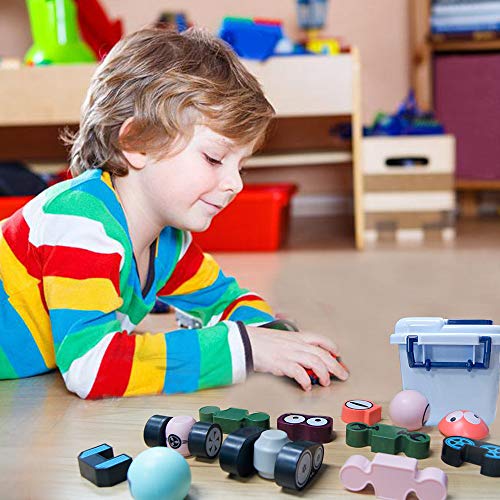 35PCS Magnetic Robots Toy Set for Kids