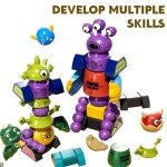 TEMI Magnetic Monster Robot Toy Set - Kids' Gift