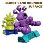 TEMI Magnetic Monster Robot Toy Set - Kids' Gift