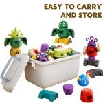 TEMI Magnetic Monster Robot Toy Set - Kids' Gift
