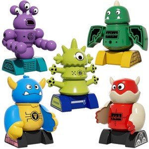TEMI Magnetic Monster Robot Toy Set - Kids' Gift