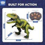 Remote Control Dinosaur Toy with Sound & Light