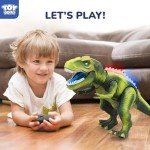 Remote Control Dinosaur Toy with Sound & Light