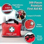 Comprehensive 309-Piece First Aid Kit for All Situations